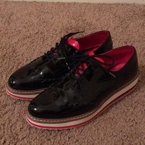 Zara Platform Oxford Shoes